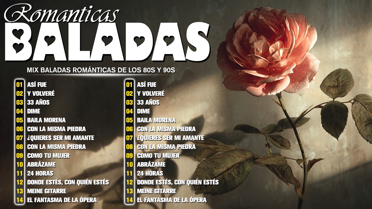Baladas del Recuerdo 80s 90s Mix - Viejitas Pero Bonitas que Marcaron una Época