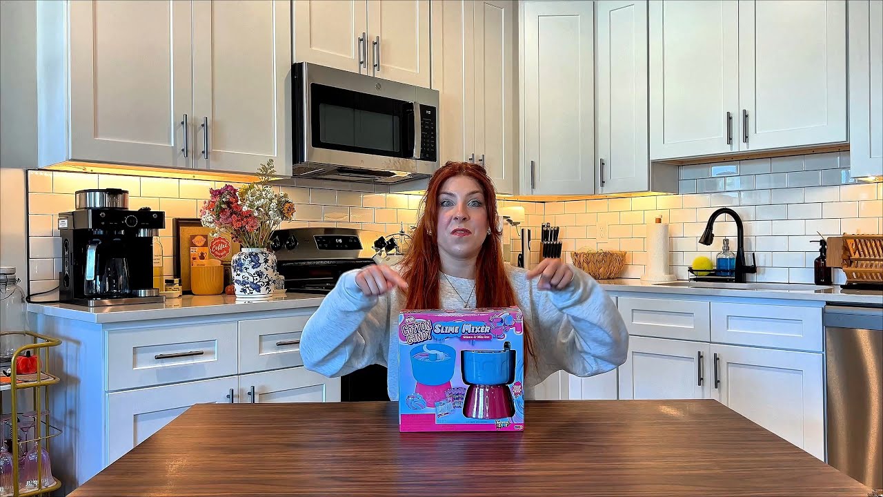 Test a Cotton Candy Slime Mixer with Me! ✨