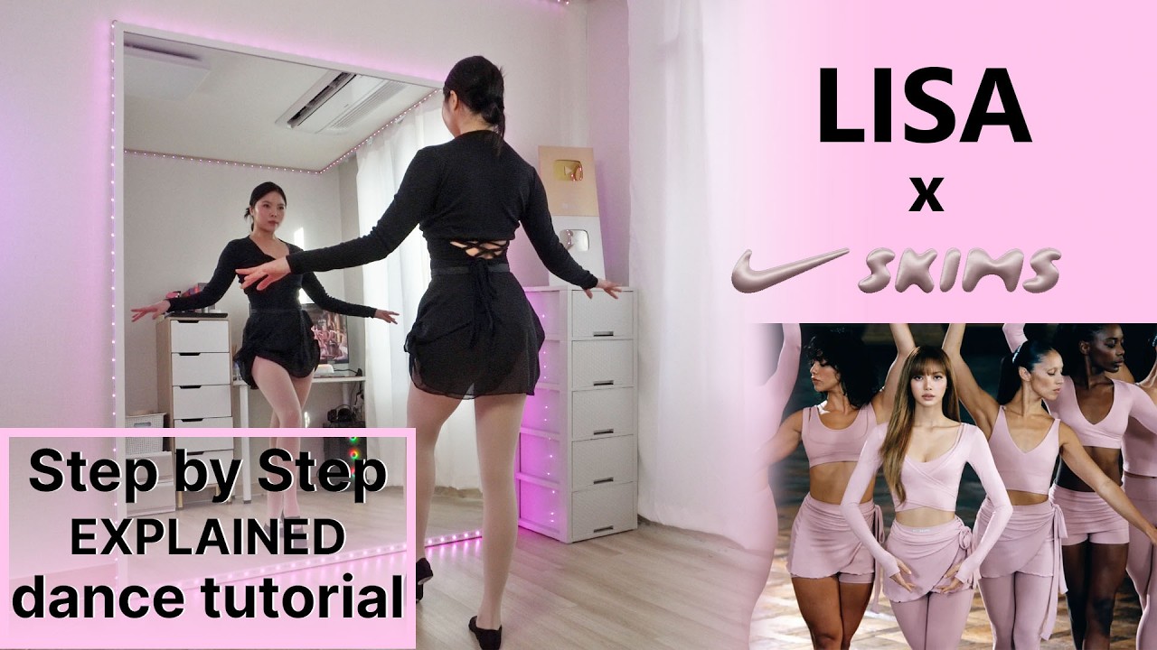 Learn Step by Step LISA x NikeSKIMS Spring `26 #dancetutorial EXPLAINED