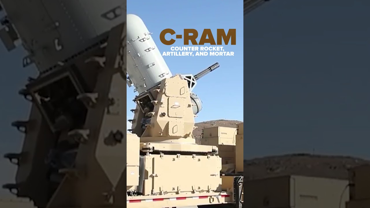 C-RAM сбивает иранский беспилотник
