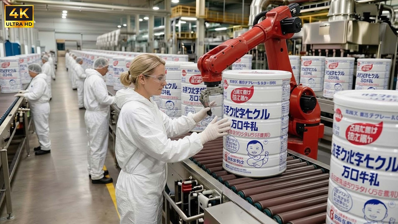 Inside Japan’s Most Modern Milk Powder Factory: Full Production Process (Full Process)