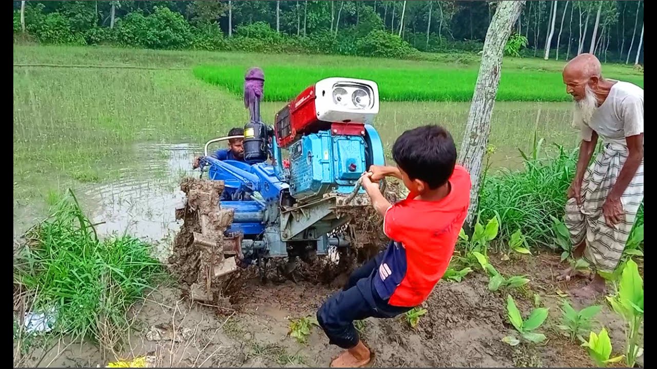 See what happens when Power Tiller climbs up || দেখুন পাওয়ার টিলার উঁচুতে উঠতে ধড়ে কি হয়