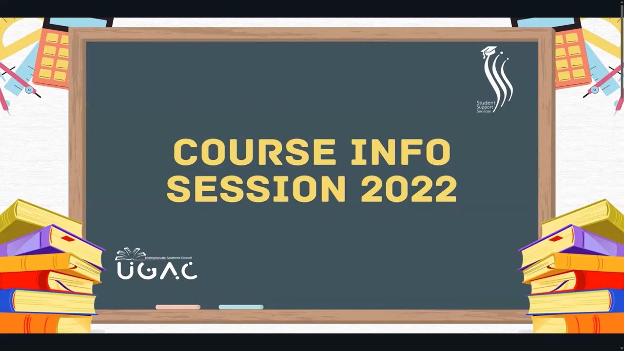 Course Info Session 2022-23 | Student Support Services | IIT Bombay