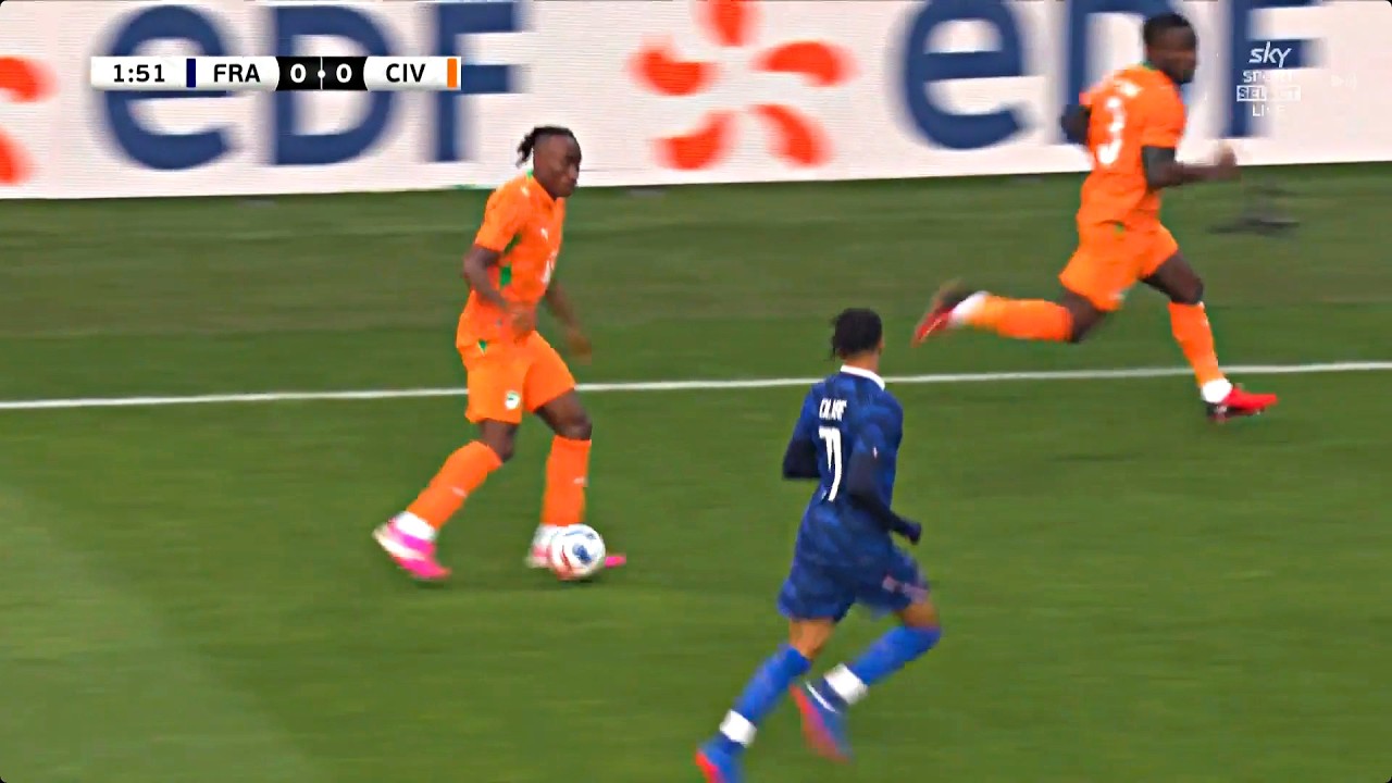Yan Diomande vs France