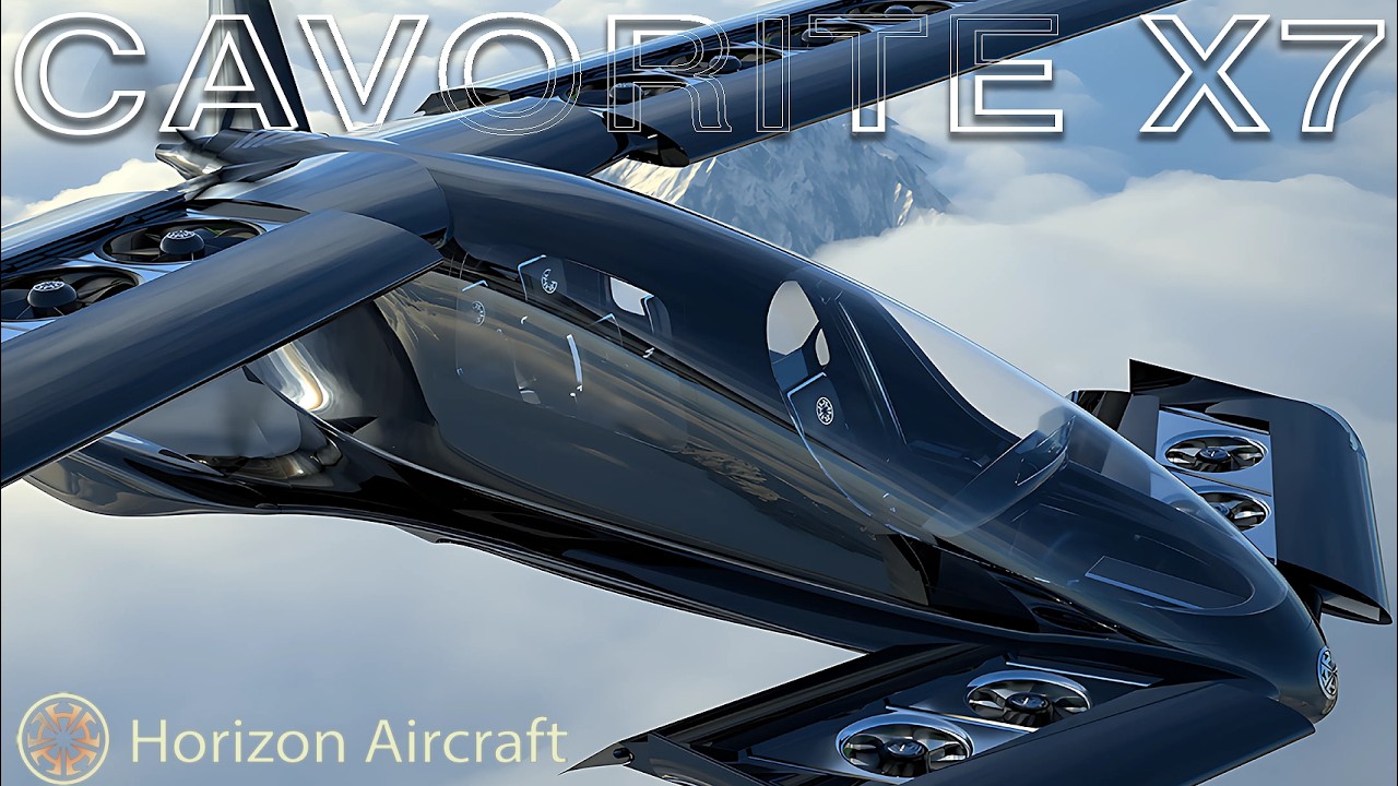CAVORITE X7 Unveiled by Horizon CEO | REAL Hybrid eVTOL That Flies Farther, Faster, and Smarter!