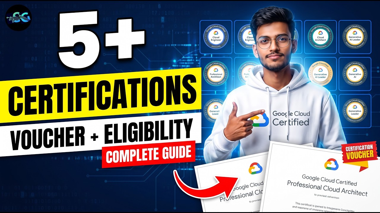 5+ Google Cloud Certifications 2026 | Free Voucher, Eligibility & Complete Guide