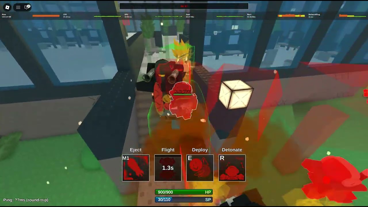 execution by SHOOTING RANGE (one bounce w 5 killdroids)