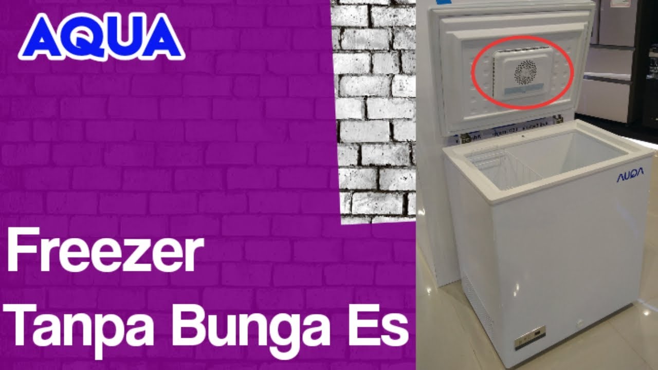Freezer Murah Tanpa Bunga Es | AQUA AQF-150TF