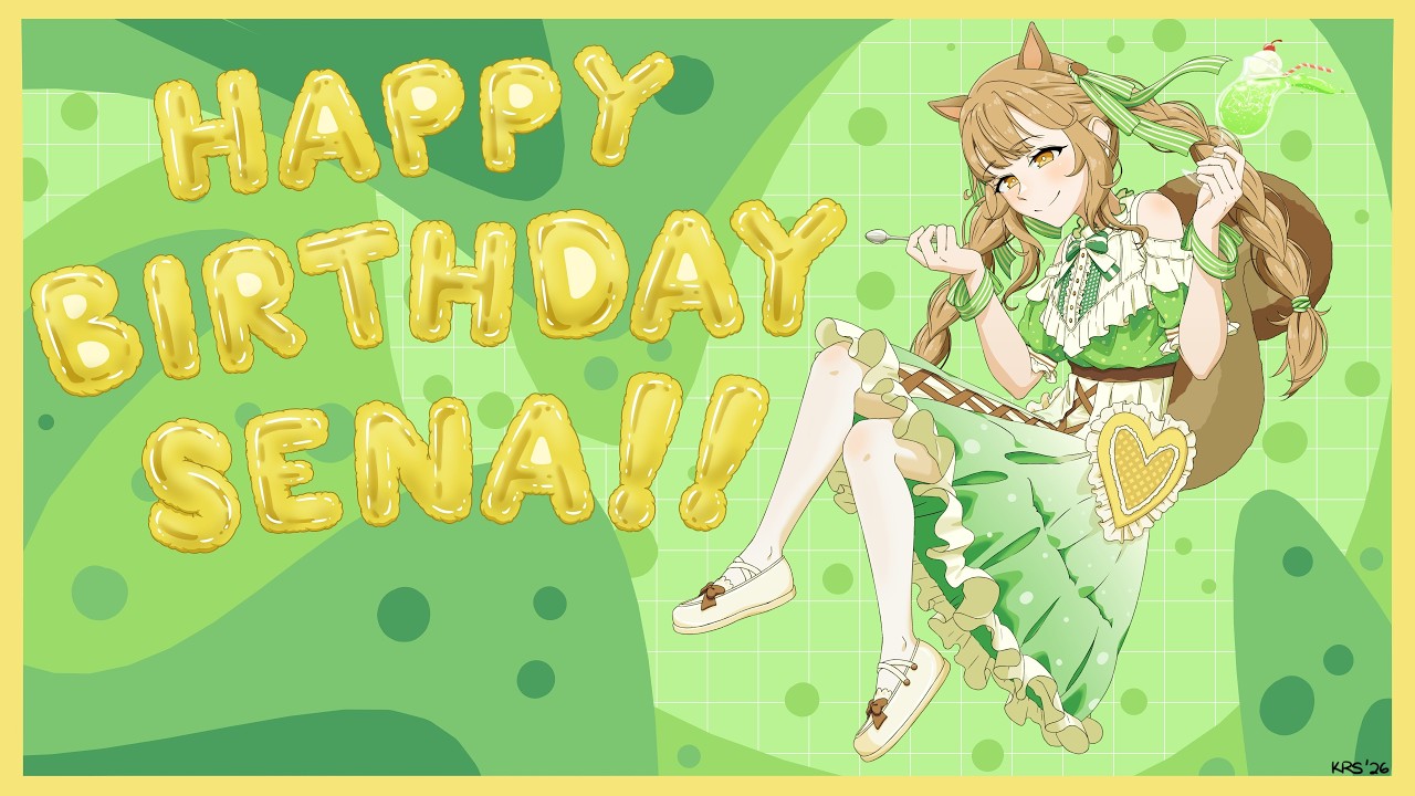 【Birthday!】happiest squirrel ever!!