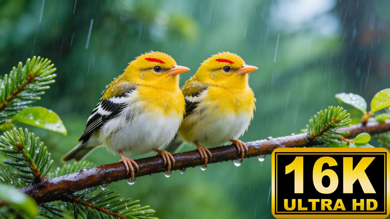 Rain and Birdsong to Rest Your Mind ~ Nature Sounds for Enhance Focus, Reduce Stress & Improve Sleep