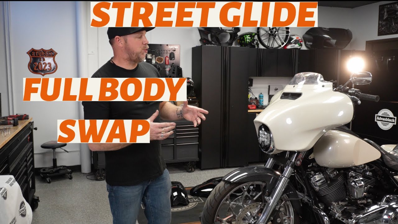 Harley Davidson Street Glide Full Body Swap & Gas Tank Full Install