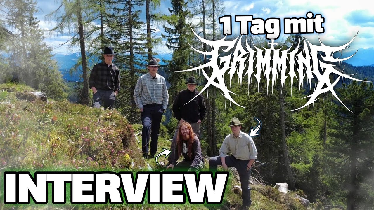 GRIMMING-100k VIEWS mit 1. SINGLE!😱Interview über Hype, Brauchtum & Zukunft der BAND (Wanderung Alm)