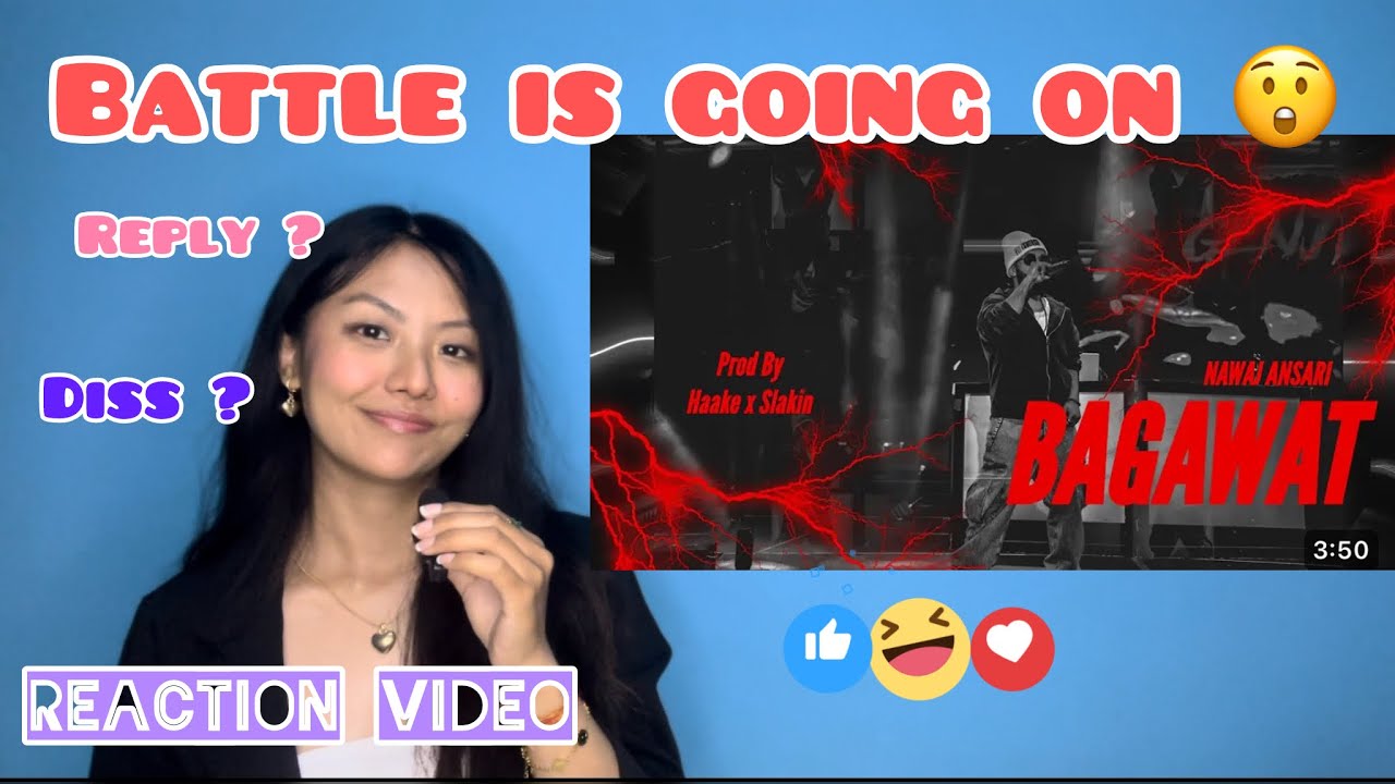 Reacting on Nawaj Ansari- BAGAWAT OFFICIAL LYRICS VIDEO 🔥ongoing beefffff👀 