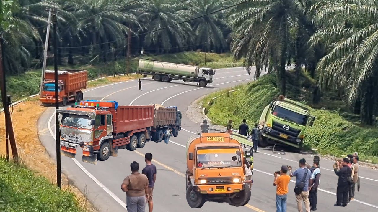 Evakuasi Truck Hal Buruk Terjadi Truk Rem Blong, Evakuasi Dramatis Sangat Sulit 