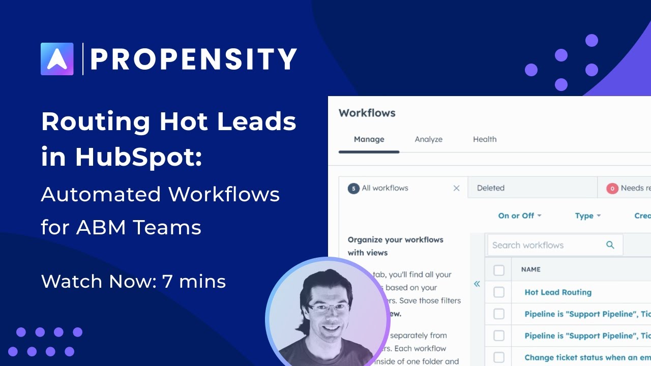 How to Build HubSpot Workflows to Route Hot Leads to Sales