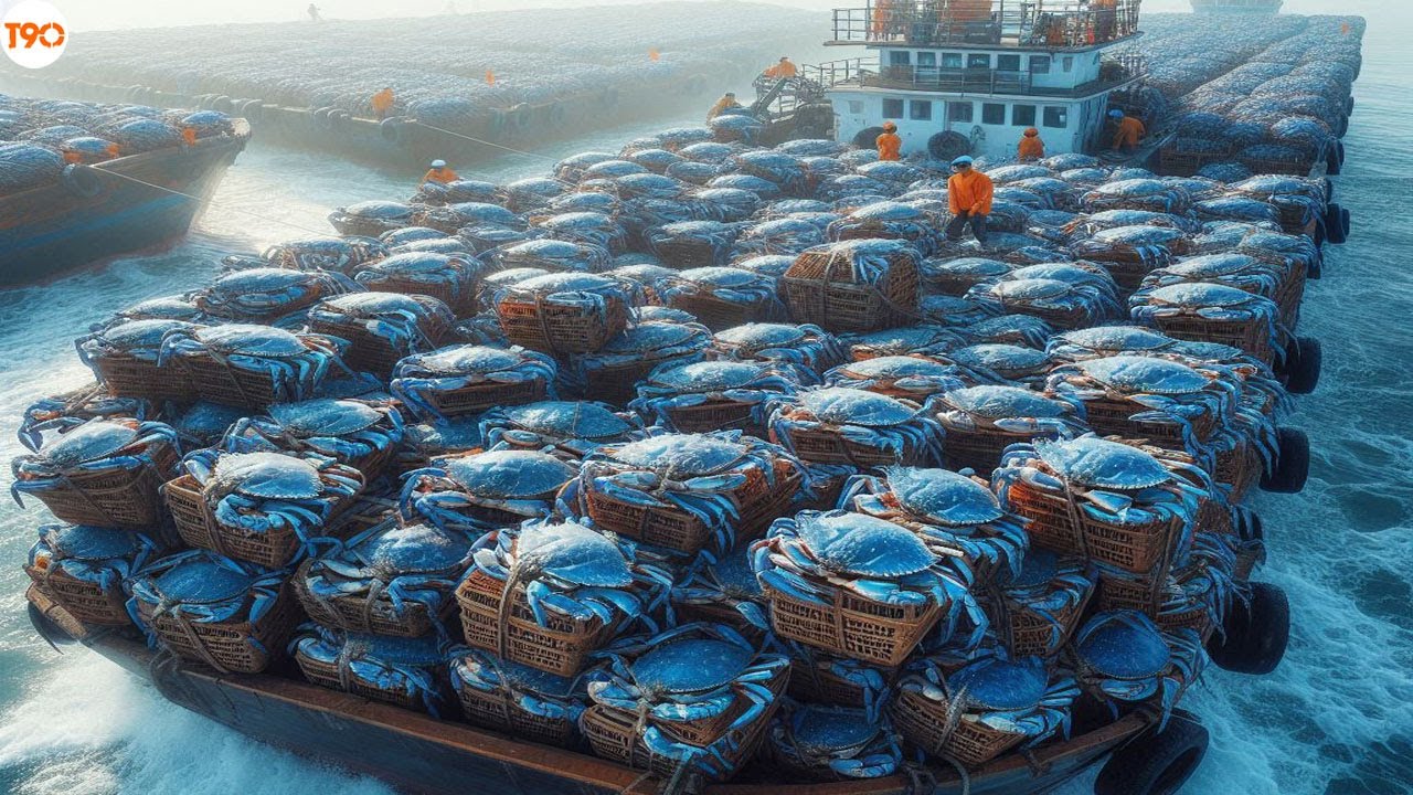 H&agrave;ng Triệu Tấn Ghẹ Xanh Được Ngư D&acirc;n Trung Quốc Đ&aacute;nh Bắt Như Thế N&agrave;o?