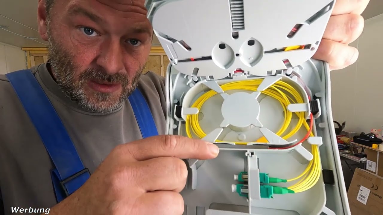 Glasfaser Hausanschluss bei mir 😋 wie wird das gemacht 🤔 Freunde des Stroms