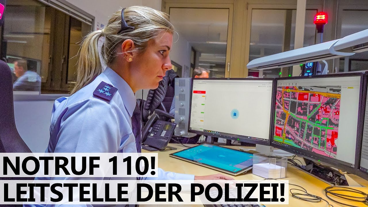Notruf 110: Einsatz in der Leitstelle der Polizei Pforzheim | Reportage Polizei | Tag des Notrufes