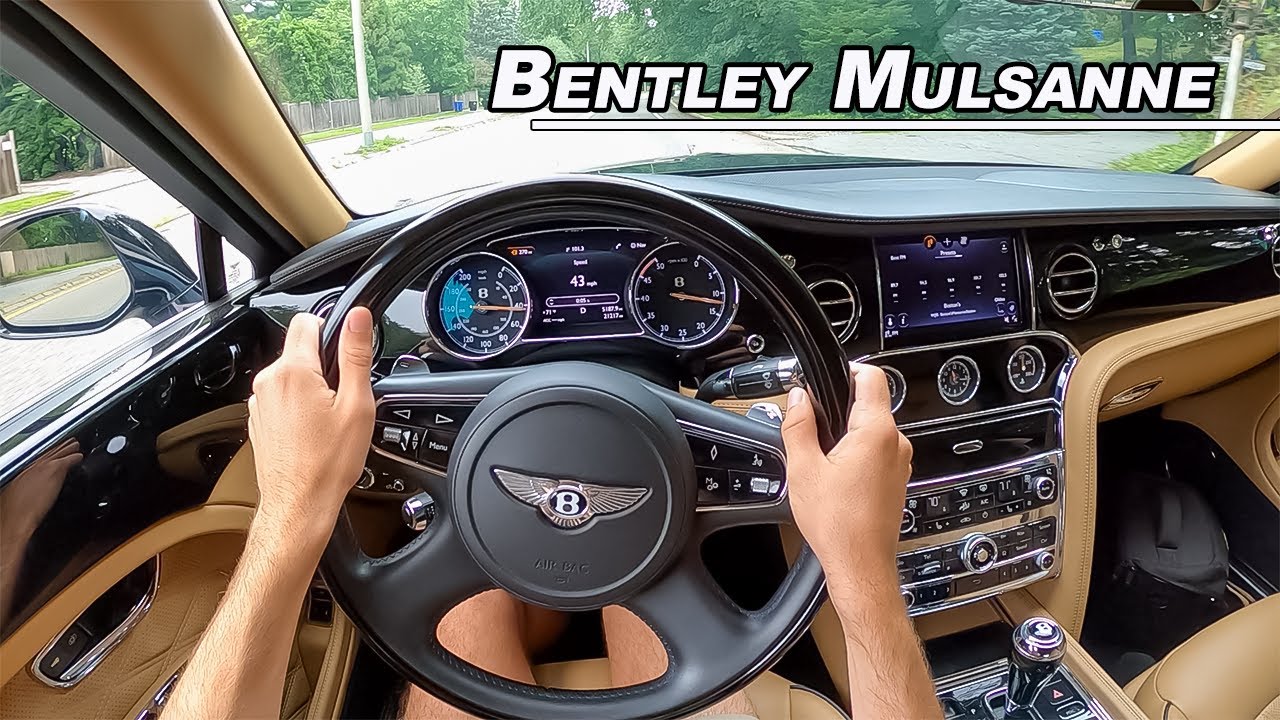 Bentley Mulsanne 2017 года — запуск роскошной наземной яхты с тягой 752 фунт-фута! (бинауральное ...