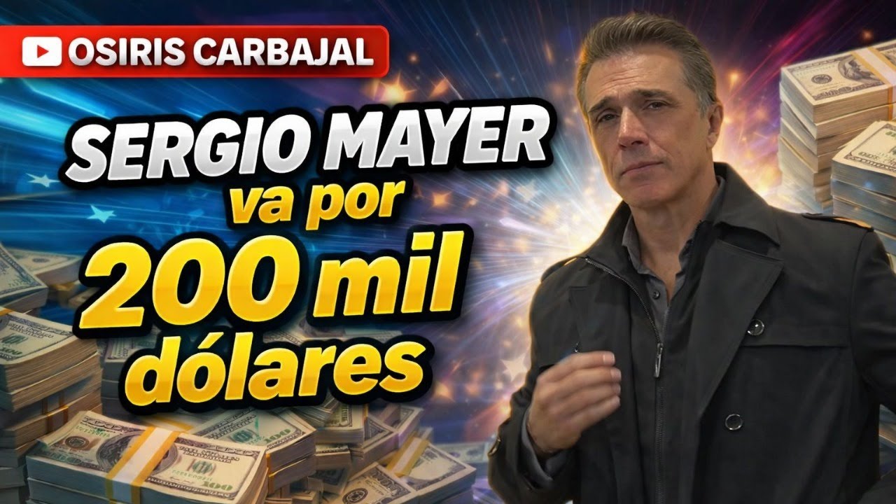 ¡Sergio Mayer deja curul y va por 200 mil dólares!