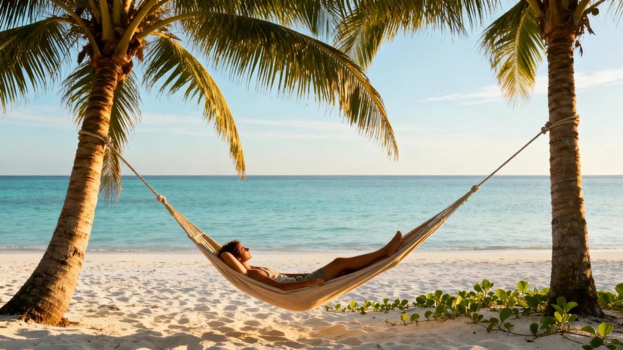Tropical Beach Harmony Breaths Deeper Than Night For Smooth Relaxing Rest 🌊