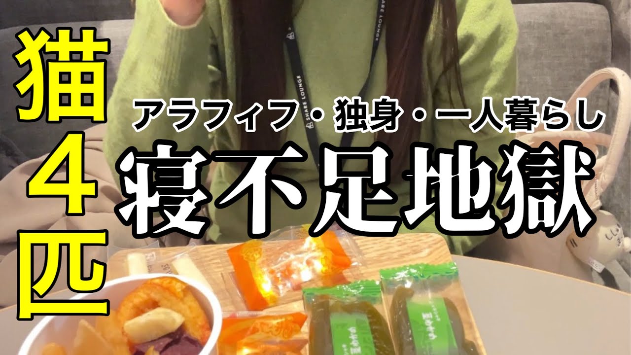 【ツラい】真夜中の猫の夜鳴き行動は地獄です｜一日の活動を徹底管理することにした