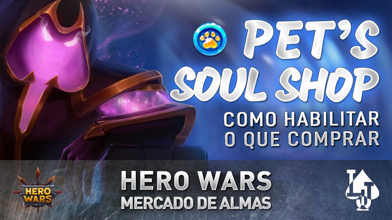 Hero Wars. O Pet Soul Shop quando um Pet se torna absolute star Chaos Core e Pet Potion.