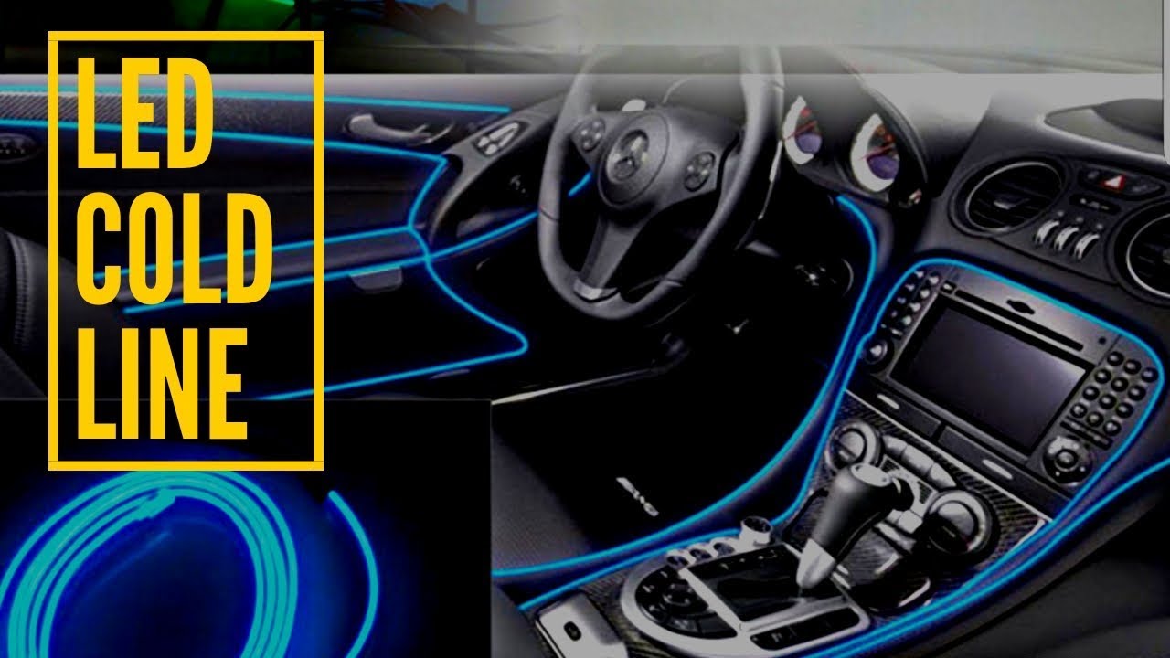 Lagi viral! Lampu led dashboard mobil / led cold line | FERRARI VARIASI SURABAYA