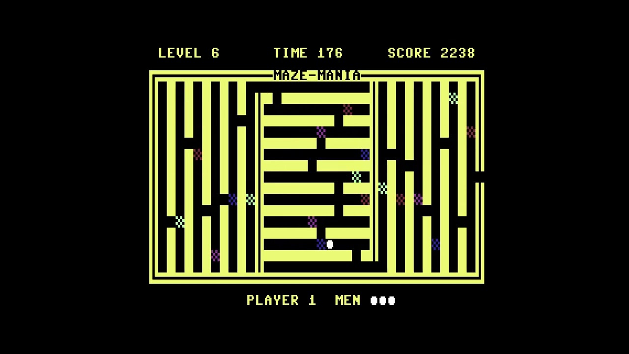 [TAS] C64 Maze-Mania by nymx in 03:42.60