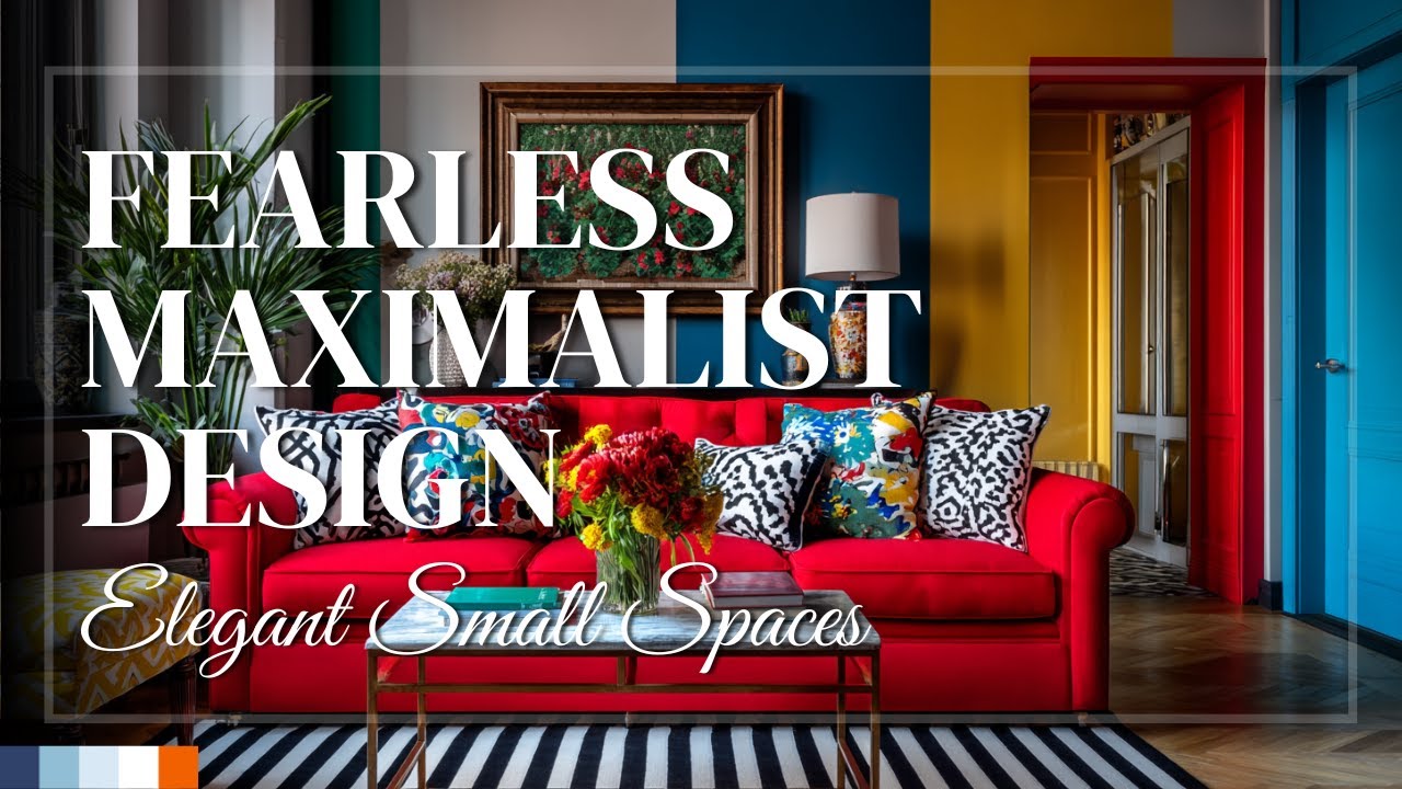 Maximalist Apartment Decor Ideas for Small Homes 🖼️ Artistic Impact with Elegant Control