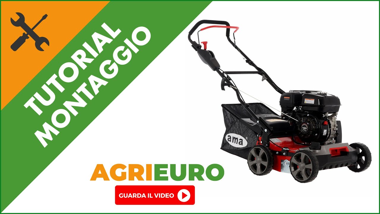 Montaggio arieggiatore e scarificatore AMA TRX 40-S