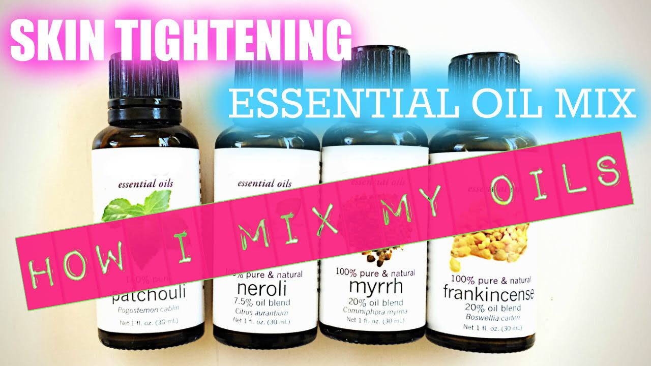 Mixing SKIN TIGHTENING Essential Oils!  DIY Anti-Aging Blend!