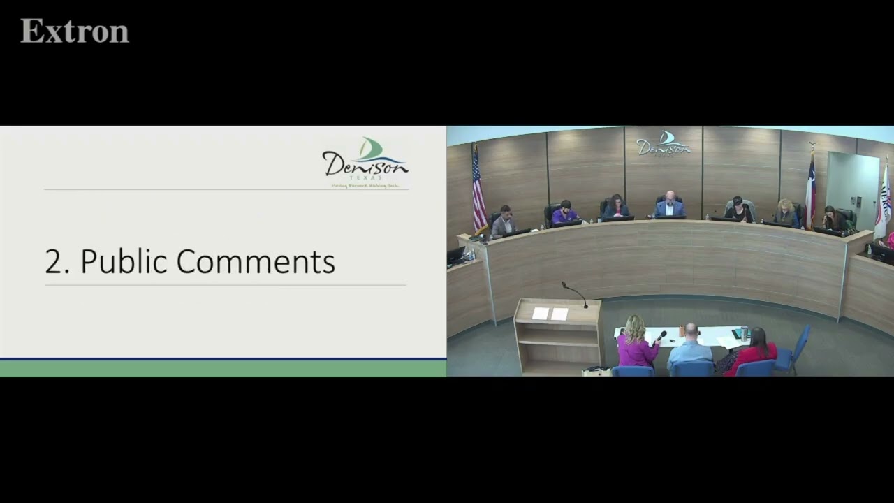Denison, Texas Main Street Board Meeting, February 26, 2026