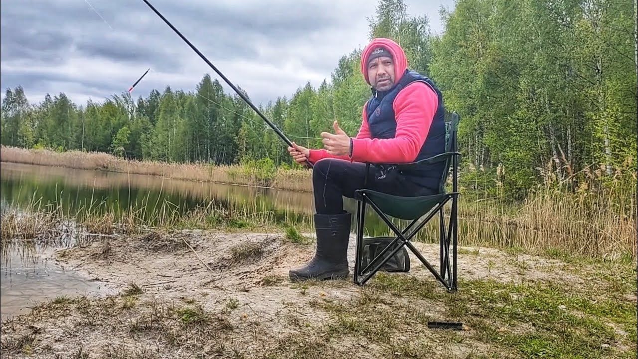 Рыбалка на песчаном карьере. Плотва.