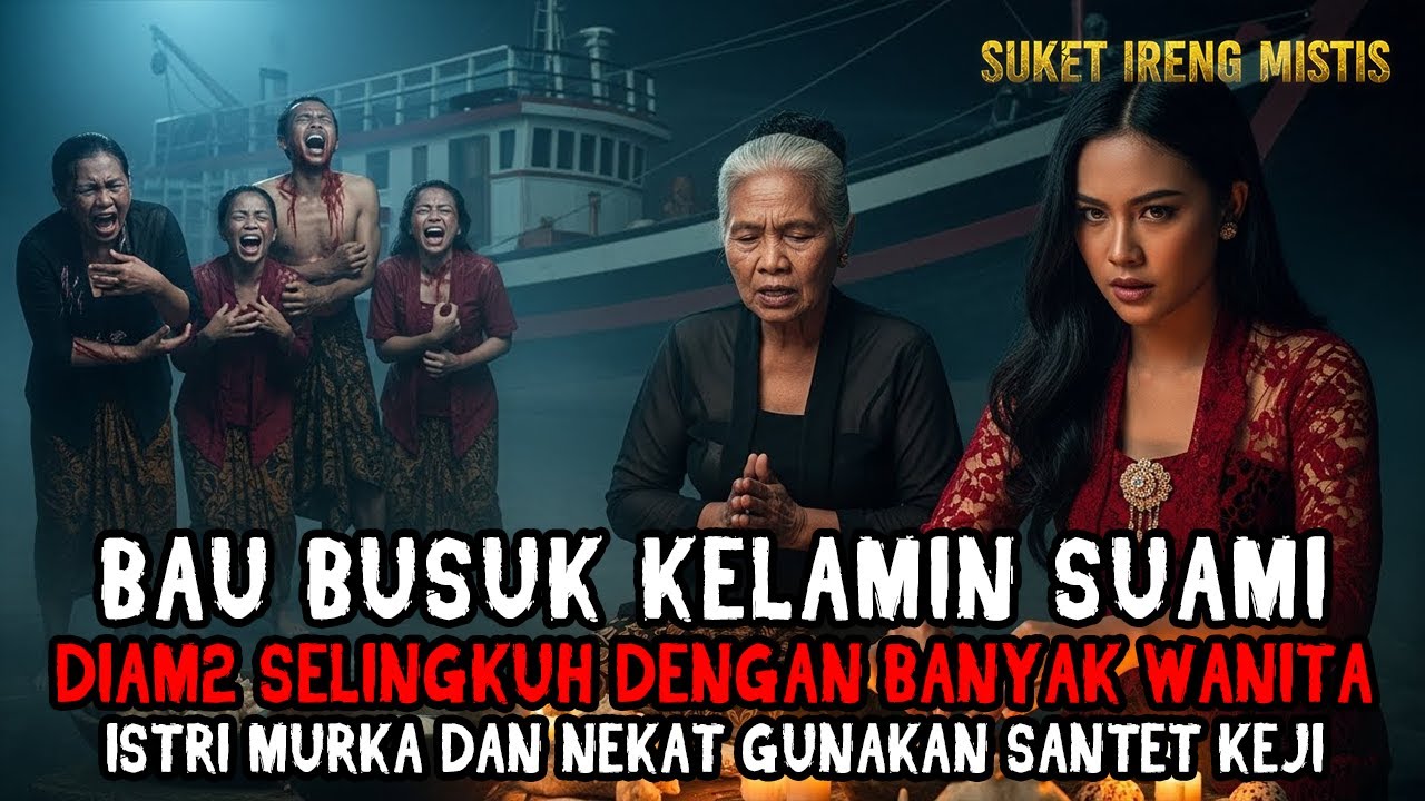 DENDAM SANTET RAJUNGAN GATAL, KELAMIN SUAMI DAN SELINGKUHAN MEMBUSUK!