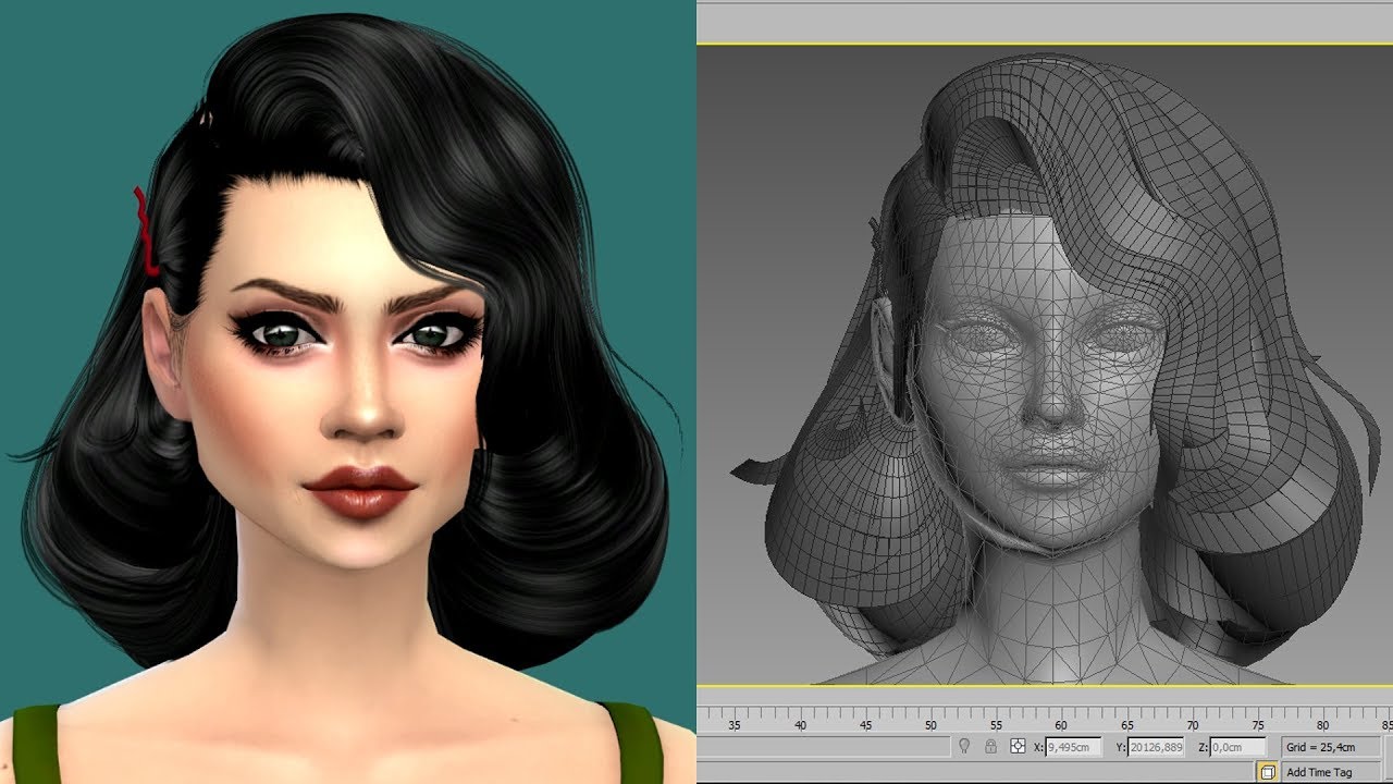 Speed modeling - Hair - Patreon Marzo