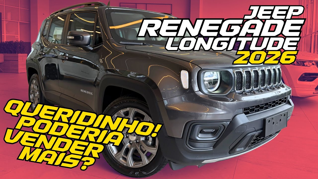 Novo Jeep Renegade Longitude 2026 - MAIS COMPLETO E MAIS BARATO QUE CONCORRENTES!