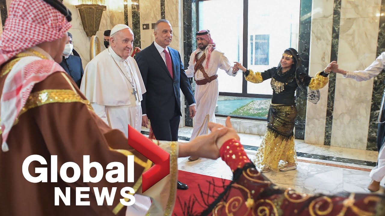 Pope Francis begins historic visit to Iraq, calls for end to militant violence