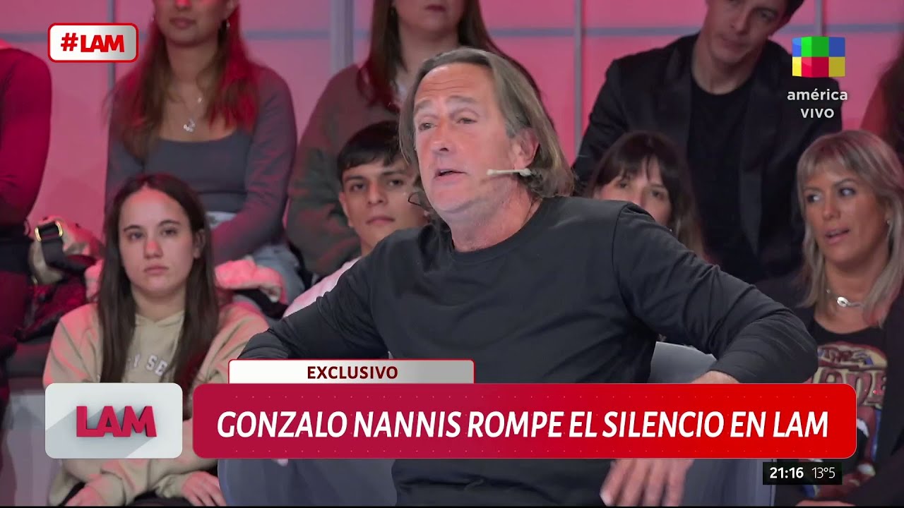 📢 GONZALO NANNIS EN EXCLUSIVA CON LAM: 