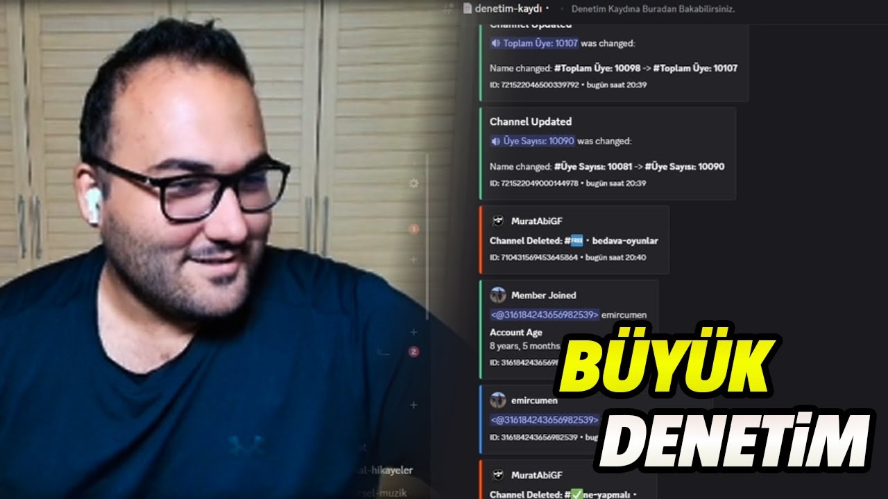 MURAT ABİ GF DİSCORD SUNUCUSUNU DENETLİYOR (MODERAT&Ouml;RLER KOVULDU)