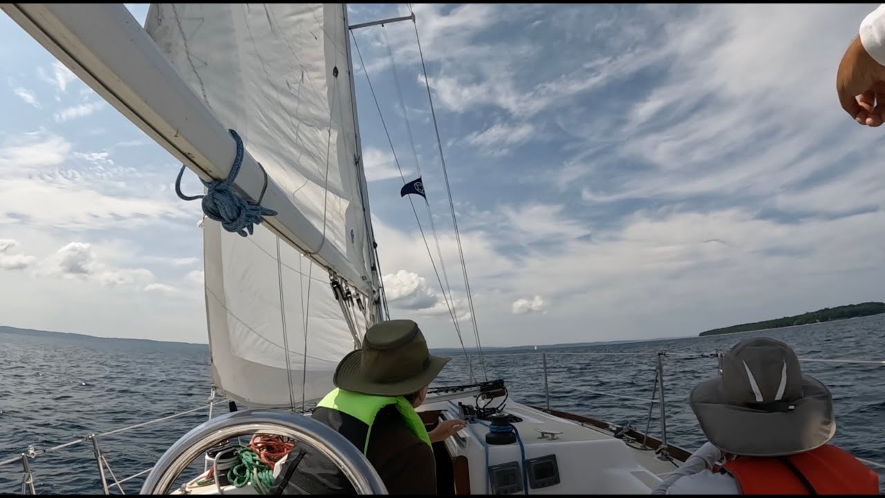 Sailing Up Grand Traverse Bay -- July 2024