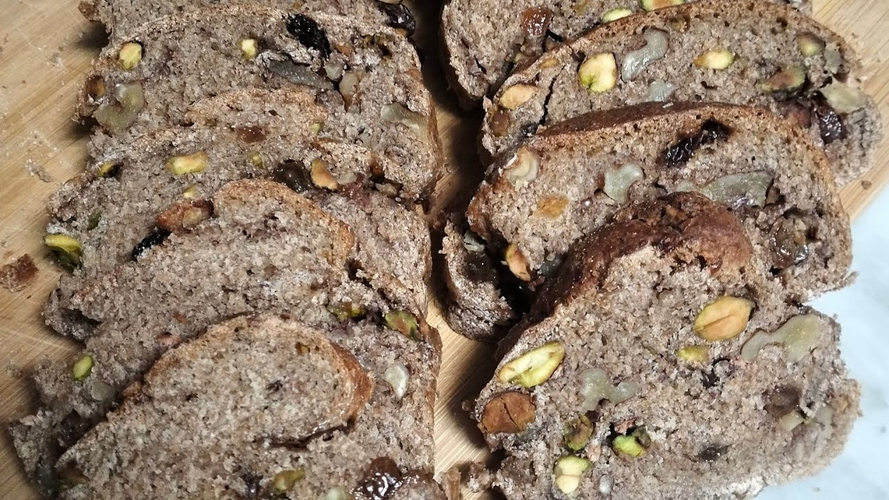 Pan de pistachos y nueces
