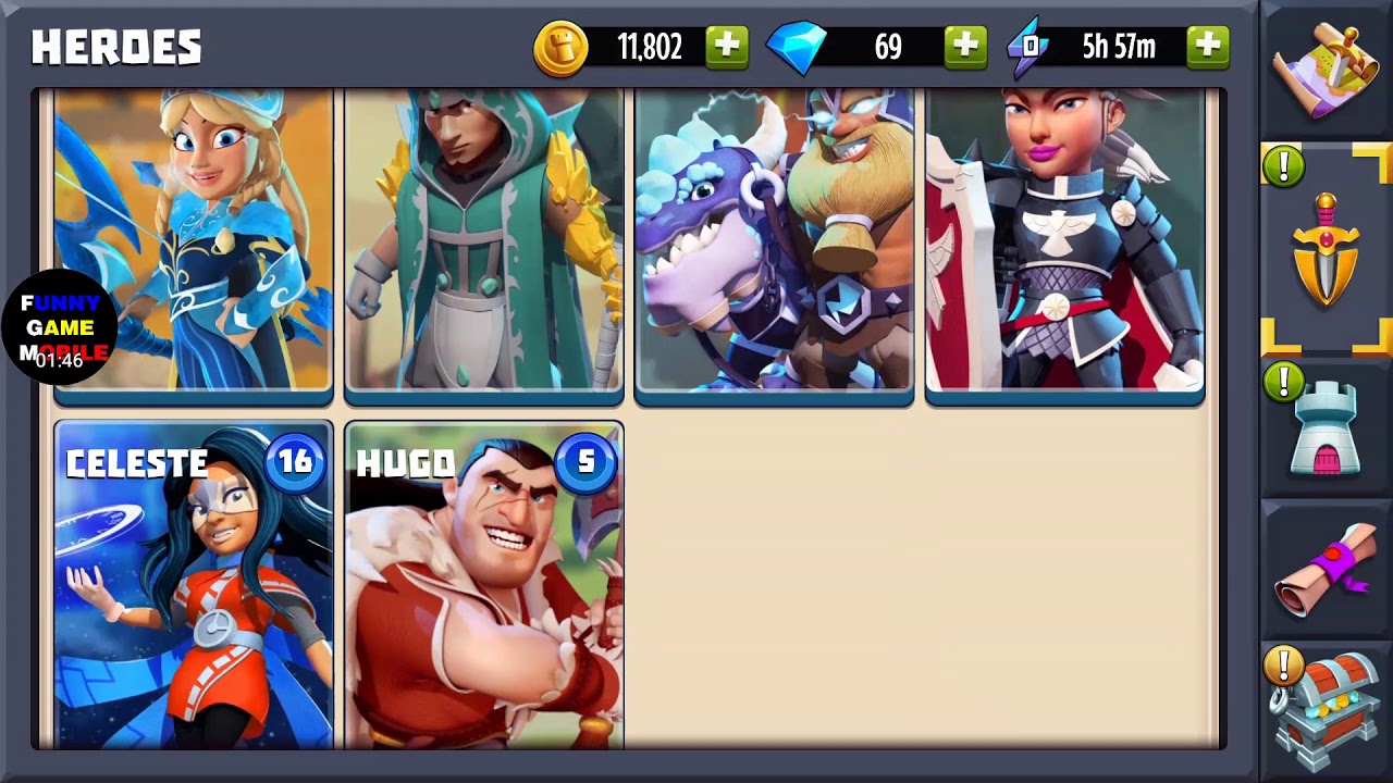 FGMobile - Castle Creeps TD: New Hero Hugo Review & Test