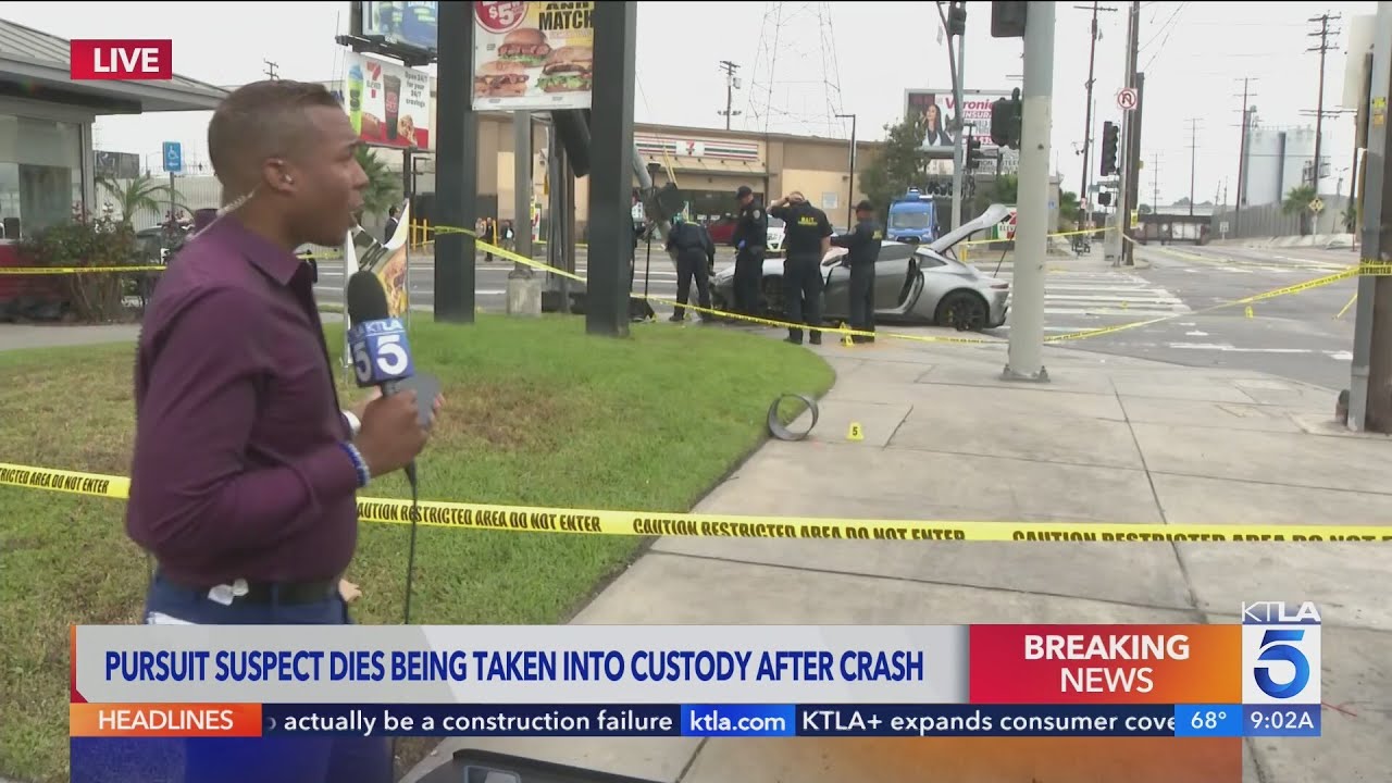 Aston Martin driver dies after high-speed chase, crash