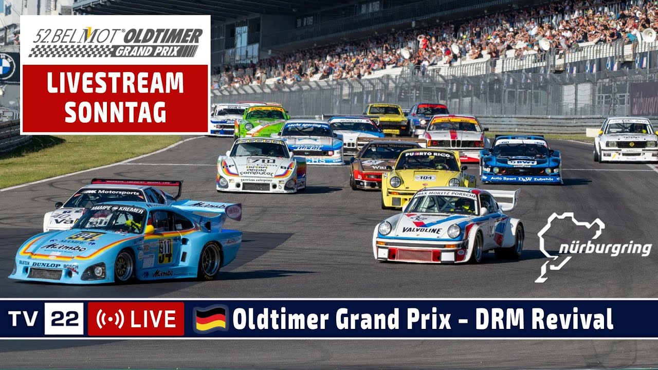 🇩🇪 LIVE DRM Revival – Deutsche Rennsport Meisterschaft R2 | Oldtimer-Grand-Prix Nürburgring 2025