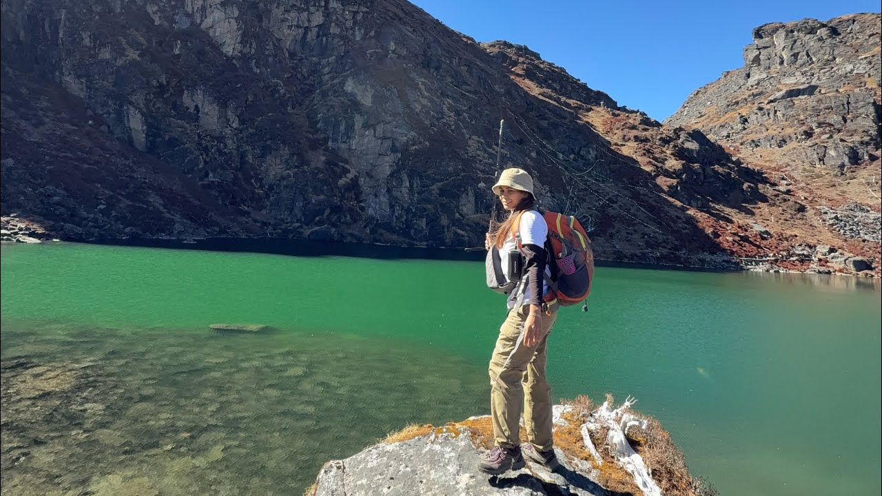 My first ever solo trek was so amazing. #bhairavkunda #solotrek #lilysdhamma #trekwithlily