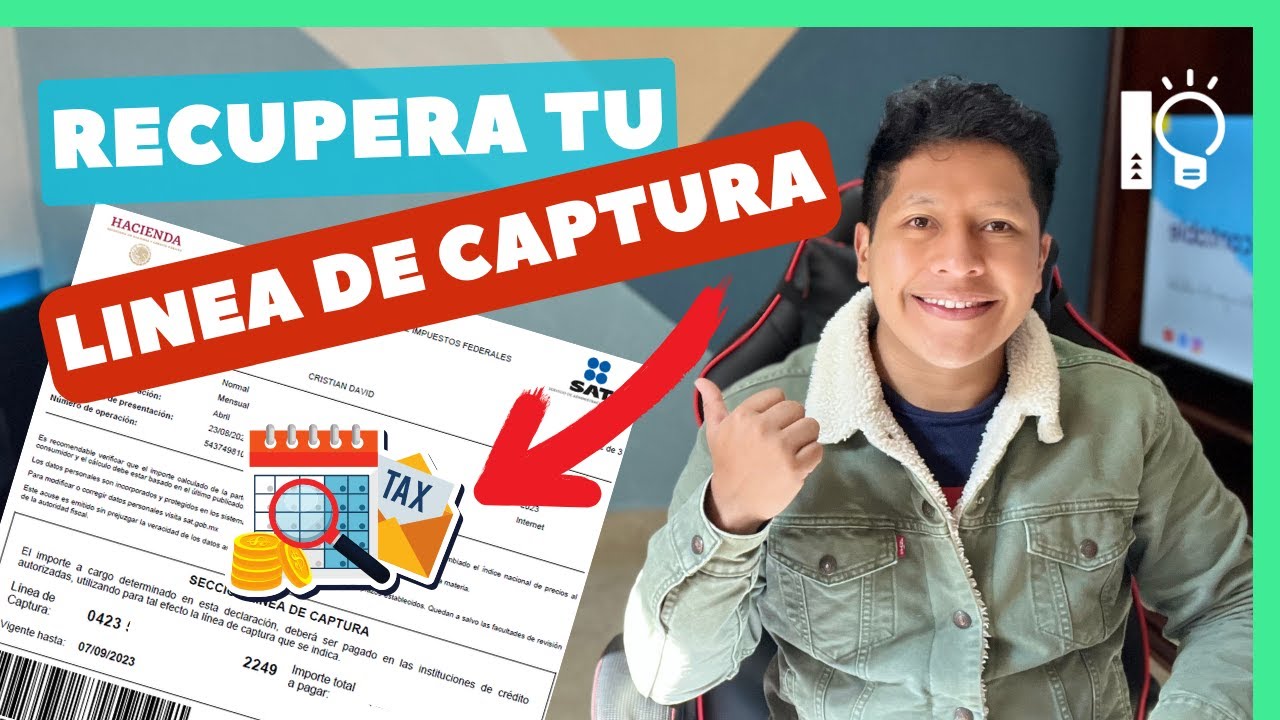REIMPRIME TU LINEA DE CAPTURA SAT | ¿Cómo generar una nueva linea de captura? | IngenioContable 💡