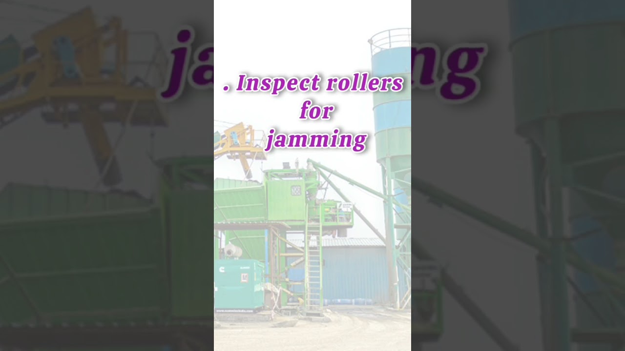 Conveyor belt maintenance tips M2.5 & M2.25 