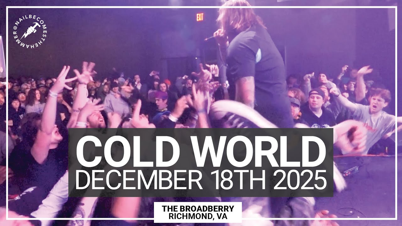 COLD WORLD @ The Broadberry (Richmond, VA) - December 18th 2025 *FULL SET*
