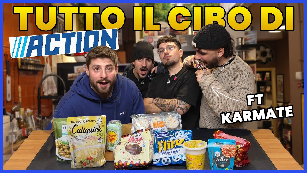 PROVO TUTTO il CIBO di ACTION ft I KARMATE | PRATTQUELLO